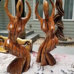 goddesses for chainsaw bench